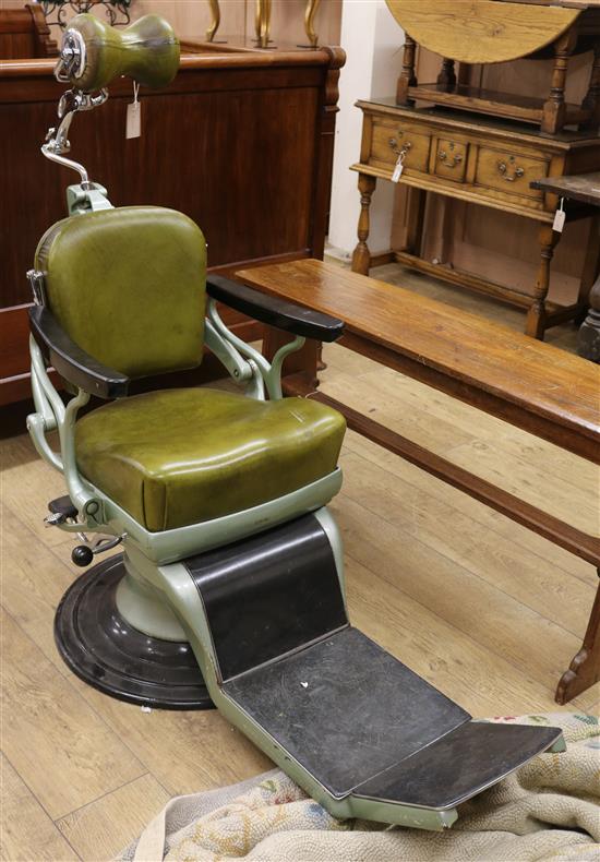 A vintage dentists chair